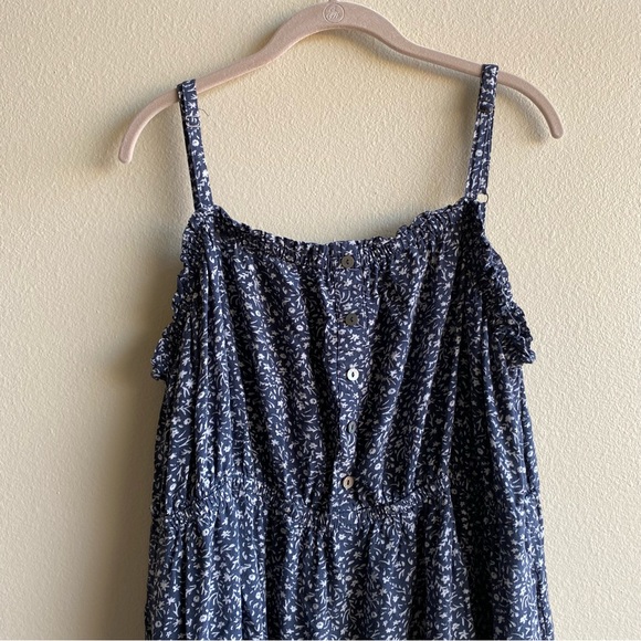 Universal Thread Blue Floral Maxi Dress - Picture 7 of 16